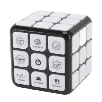 Игровой Кубик Пальцы Мигающая Игрушка-головоломка Забавная Память Мозг Ручной Электронный Блок-головоломка Игровая игрушка для детей Кубические игрушки