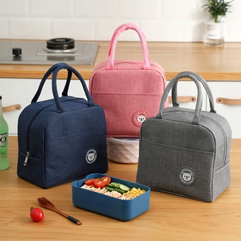 Изолированная сумка для ланча, Портативная сумка-холодильник, Пакет со льдом, термос для еды, Походная сумка для напитков, Сумки для пикника, сумки для ланча для работы
