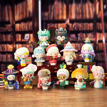 Книжный магазин POP MART MOMIJI Серия Mystery Box, коллекционные милые фигурки в стиле Каваи