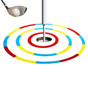 Кольца-мишени для гольфа, 3 шт., круги-мишени, Складной инструмент для занятий гольфом для зазубривания и надевания тренажера