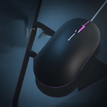 Компьютерная мышь С подсветкой Эргономичный Беззвучный щелчок 1000 точек на дюйм Оптический движок с красочной подсветкой Универсальный для офисных игр