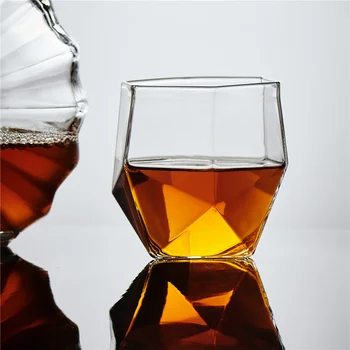 Креативный Геометрический Треугольный Флип-бокал для виски, Индивидуальная Кухонная посуда для напитков в баре, Нерегулярный дизайн, Бокал для коктейля из бренди