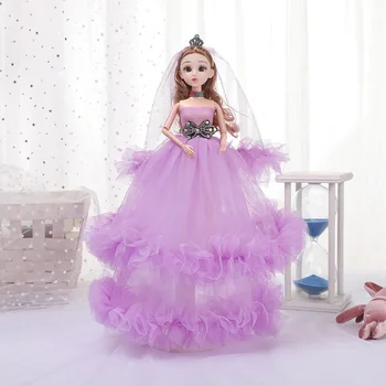 Кукла Bjd в полном комплекте со свадебным платьем, модная кукла принцессы, подвижный сустав, детские игрушки, подарки для девочек и детей