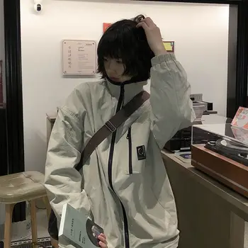 Куртки Deeptown Harajuku, Японская Винтажная Куртка Оверсайз размера 