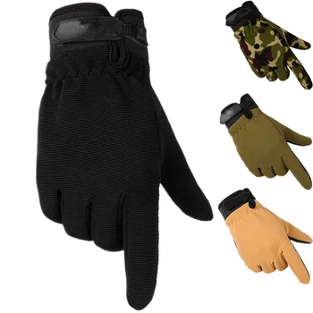 Летние Мужские перчатки для велоспорта на открытом воздухе, легкие мотоциклетные перчатки без пальцев, дышащие нескользящие спортивные женские тактические перчатки