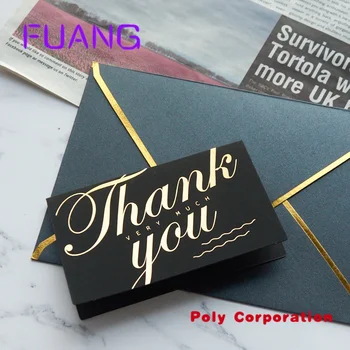 логотип для печати на заказ, черная роскошная бумажная визитная карточка с названием компании, карточки с благодарностями за поддержку моего малого бизнеса
