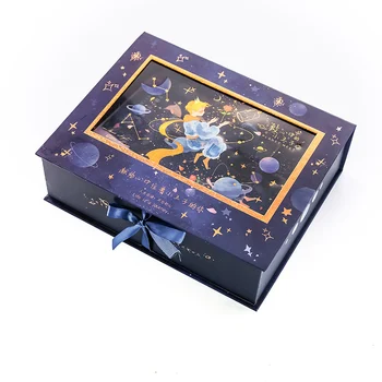 Маленький принц в твердом переплете, красочная страничка, подарочная коробка, блокнот, иллюстрация, студенческий подарочный блокнот, материал для счета рук своими руками