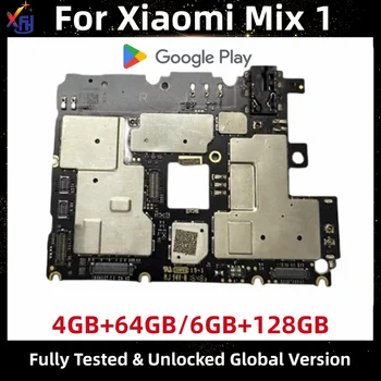 Материнская плата Global ROM для Xiaomi Mi Mix 1 MIX1, Замена материнской платы с установленным Google Playstore, Логическая плата, 128 ГБ 256 ГБ