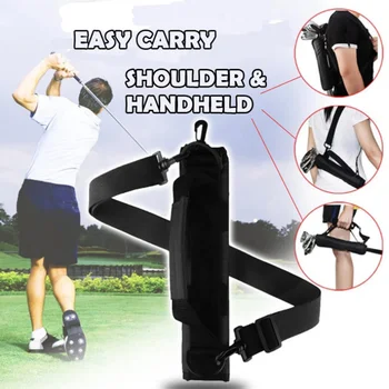 Мини-легкая Нейлоновая сумка для переноски клюшки для гольфа, дорожная сумка для тренировок на тренировочном поле, чехол для гольфа с регулируемыми плечевыми ремнями