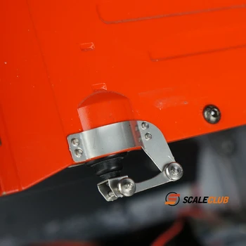 Модель Scaleclub 1/14 для Scania Drag Head Mud Head Специальное обновление, имитирующее металлическую головную пряжку для радиоуправляемого грузовика Tamiya Lesu
