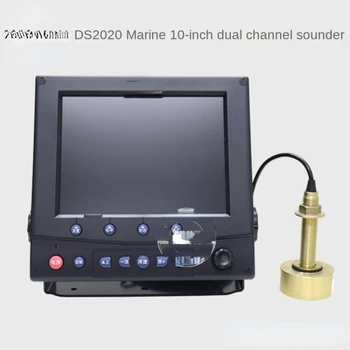 Морской эхолот Ds2020, 10-дюймовый двухканальный эхолот для внутренних рек, Гидролокаторный детектор