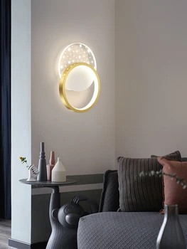 Настенный светильник Прикроватная лампа для Спальни Современный Минималистичный Скандинавский Свет Роскошная Креативная Звездная Настенная лампа для телевизора в гостиной