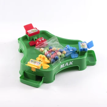 Настольная игра MAK Eat Ball Frog Многопользовательская соревновательная гонка, интерактивная игрушка, Играй с друзьями, развивающие наклейки, подарок для детей