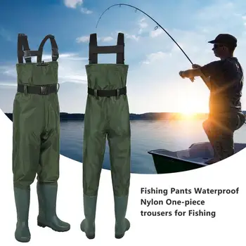 Нейлоновые Дышащие Водонепроницаемые Цельные брюки для Рыбалки, Мужские Нагрудные сапоги для Рыбалки, Охотничьи Нагрудные Сапоги для Рыбалки