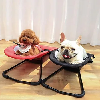 Новое наземное кресло-качалка для собак, портативное складное кресло-качалка для домашних животных, товары для домашних животных с двойной сеткой малого и среднего размера, кровать для собак