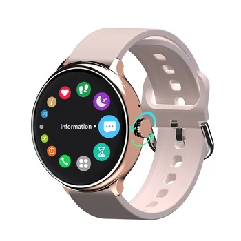 Новые женские смарт-часы K50, монитор сердечного ритма, артериального давления, Фитнес-Трекеры, NFC, Bluetooth-вызов, умные часы для телефона Android IOS