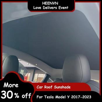 Новый Автомобильный Солнцезащитный Козырек 2023 Года Для Tesla Model Y 2022 Аксессуары Задний Передний Солнцезащитный Козырек На Крыше, Защита От Солнца
