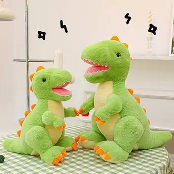 Плюшевые игрушки с динозаврами Каваи, реалистичная мягкая кукла, креативная милая имитационная мягкая игрушка для детей, подарочное украшение для девочек