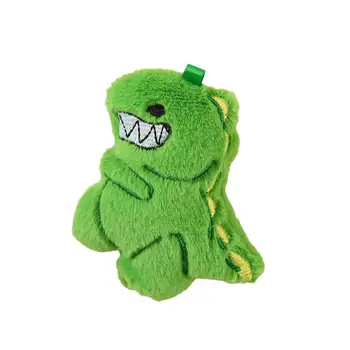 Плюшевый Динозавр, игрушка, Очаровательный Зеленый Динозавр, Плюшевый кулон, Мягкая игрушка, Мультяшная кукла, брелок, шарм, рюкзак, Подвесной для детей