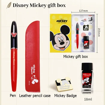 Подарочная коробка Disney New Pen, подарочный пакет, ручка для учащихся начальной школы, высококачественный подарок, Специальная ручка для изучения каллиграфии, подарок для студентов