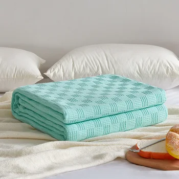 Полотенце в японском Стиле, Стеганое одеяло из чистого хлопка, кондиционер, Подарочное покрывало для кровати, Пушистый мягкий домашний декор Coraline Travel