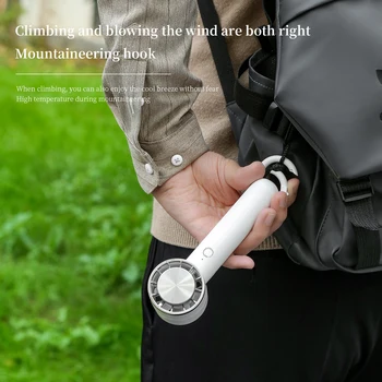 Портативный Электрический Беспроводной ВЕНТИЛЯТОР Вентилятор воздушного охлаждения USB Перезаряжаемый Мини-вентилятор Cooler Bladeless Mute Ручной Вентилятор для наружного использования