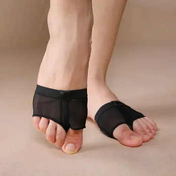 Профессиональный коврик для ног с двумя отверстиями Современная Полулирическая Танцевальная обувь Сандалии Лапы Танцевальные ремешки для ног
