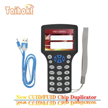 Ручной 10-частотный RFID-Дубликатор 13,56 МГц Смарт-Чип-Копировальная машина для карт 125 кГц T5577 Считыватель Значков CUID/FUID Tag Программист Писатель