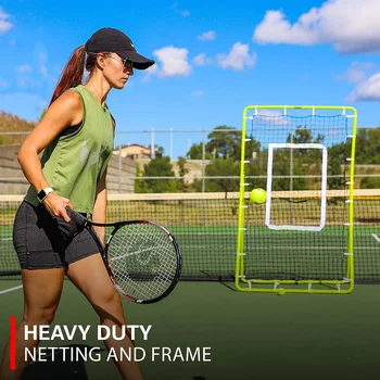Сетка-Рикошет для тренировки тенниса, Рикошет для занятий теннисом и ракетками, Переносная подставка для тренировок в помещении и на открытом воздухе Overgrip