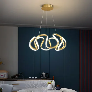 скандинавский светодиодный светильник с хрустальным шаром, потолочная люстра из скандинавского антикварного дерева, винтажная лампа, освещение люстры