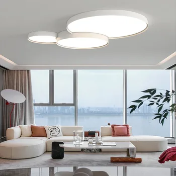 Современная светодиодная люстра для спальни, кухни, гостиной, столовой, Креативное внутреннее освещение, Акриловая лампа Luminaria Home Luminarias