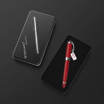 Специальная ручка Art WeChat для студентов, Высококачественная шариковая ручка для делового офиса, Металлическая тяжелая ручка