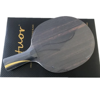 Специальное Лезвие Stuor с двусторонним покрытием из гетерогенного карбона ZLC и чистого дерева с длинными выступами для настольного тенниса и лопатки для пинг-понга