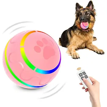 Умные Интерактивные Шарики для Собак, Игрушечный Мяч для собак с Дистанционным Управлением для Агрессивных Жевателей, Катающиеся шарики для Собак Продолжительностью 4 часа
