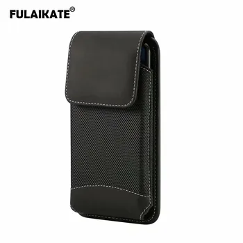 Универсальная сумка для телефона из матовой ткани FULAIKATE для Xiaomi MI Max2, Поясная сумка для Huawei Honor 8X Max, Деловой Спортивный карман для Note9