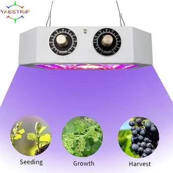 Фитолампы СИД 1100W Phyto Lamps COB Full Spectrum dimmable Fitolampy Grow Lights Для внутреннего парникового гидропонного растения grow lamp