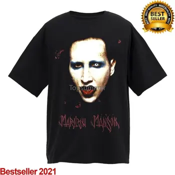 Футболка Marilyn Manson Tour, футболка Певицы, Винтажная футболка, Футболка для мужчины, подарок поклоннице, Забавная футболка (1)