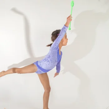 Художественная Палка Для художественной Гимнастики, Кружащийся Танец Из смолы, Исполняющий Разноцветный Ребенок