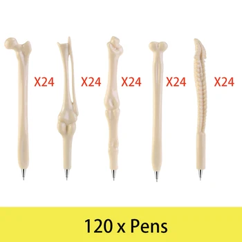 Шариковые ручки Novely BONE Desigh 120шт для друзей врача, медсестры или студента