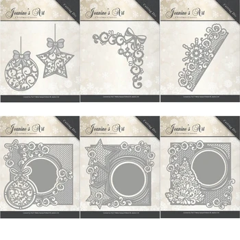 Штампы для резки металла, форма для вырезания рождественской серии, Альбом для вырезок, форма для ножей для рукоделия, трафареты для перфорации