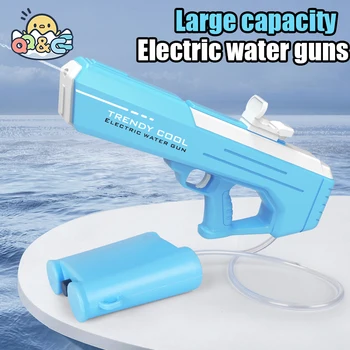 Электрический Водяной Пистолет Glock Автоматические Водяные Пистолеты Большой Емкости Струйный Водяной Пистолет Бластер для Взрослых Детей Бассейн Пляжная Игрушка