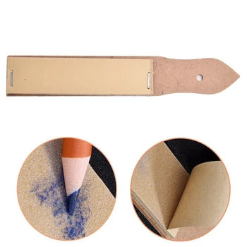 Эскиз карандашом наждачная бумага доска для рисования карандашом полировальная ручка кончик наждачной бумаги цветная порошковая бумага для растирания кисточки для заточки наждачной бумагой